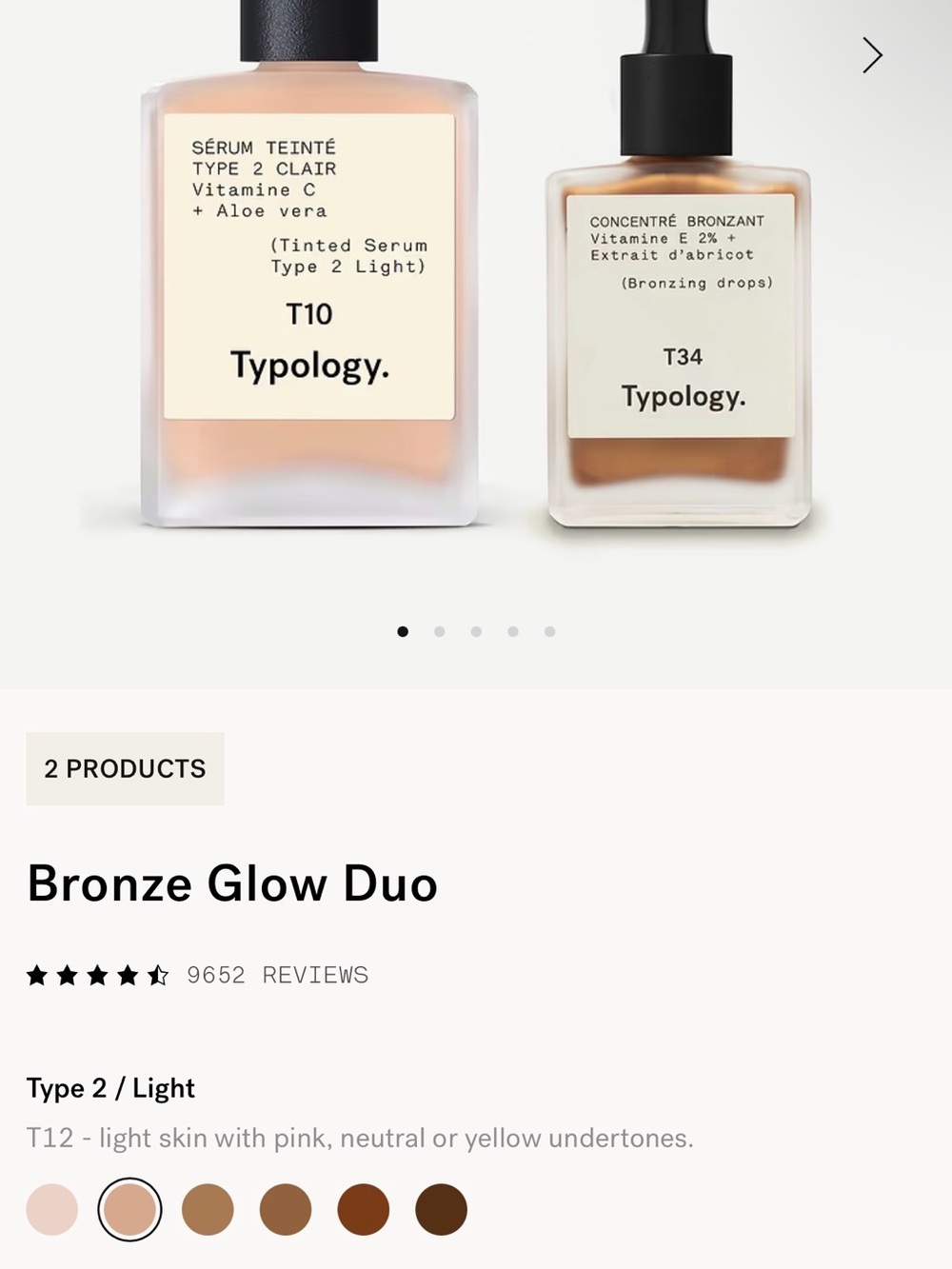 Typology BRAND NEW Bronze Glow Duo